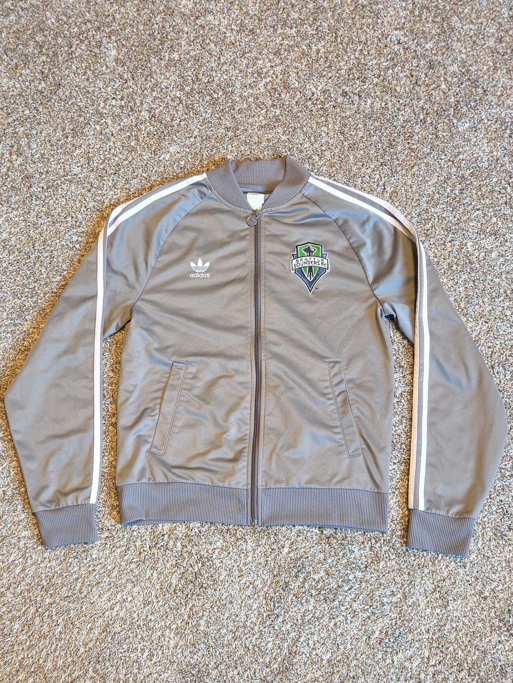 ADIDAS x SEATTLE SOUNDERS FC Gray Track Jacket